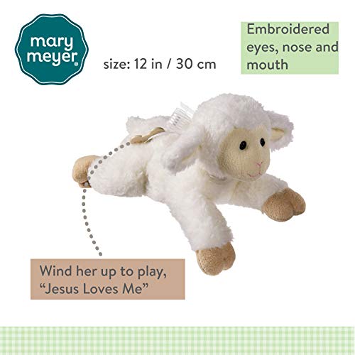 Mary Meyer Inspirational Wind-Up Musical Lamb Soft Toy, Jesus Loves Me | The Storepaperoomates Retail Market - Fast Affordable Shopping