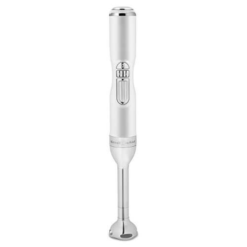 KitchenAid Pro Line 5 Speed Hand Blender, White Frosted Pearl