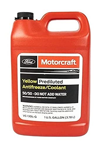 Genuine Ford Fluid VC-13DL-G Yellow Pre-Diluted Antifreeze/Coolant – 1 Gallon