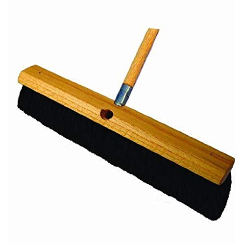 Bon Tool 84-173 Floor Broom – 3″ Horsehair Bristles – 18″ – 60″ Wd Hdl