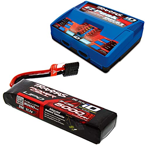 Traxxas E-Maxx Brushless * 5000 mAh 3S 25C 11.1V LiPo Battery & Dual Charger *