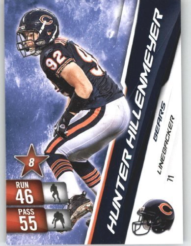 2010 Panini Adrenalyn XL NFL Trading Card #71 Hunter Hillenmeyer – Chicago Bears – NFL Trading Card