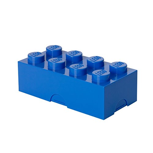 Room Copenhagen Lego Lunch Box, Bright Blue