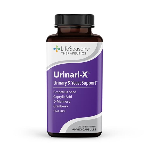 Life Seasons – Urinari-X – Natural Urinary Tract Support Supplement – Contains Uva Ursi, Cranberry and D-Mannose – 90 Capsules