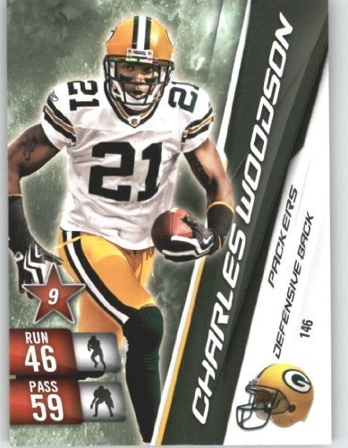 2010 Panini Adrenalyn XL NFL Trading Card #146 Charles Woodson – Green Bay Packers – NFL Trading Card