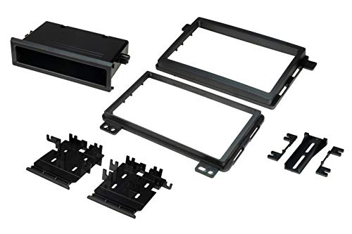 Scosche FD3090B Compatible with Select 1995-2016 Ford, Mercury, Lincoln and Mazda Double DIN & DIN+Pocket Dash Kit Black | The Storepaperoomates Retail Market - Fast Affordable Shopping