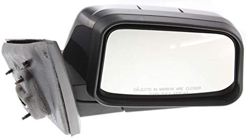 Kool Vue Mirror Compatible with 2008 Ford Edge Passenger Side Manual Folding, Paintable, Power Glass