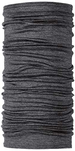 BUFF Multifunctional Neckwear Lightweight Merino Wool Worn 12+ Ways, Grey