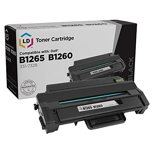 LD Compatible Toner to replace Dell 331-7328 (RWXNT) Black Toner Cartridge for your Dell B1260dn & B1265dnf Laser Printer