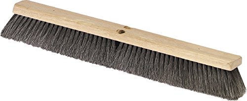CFS 364342403 Hardwood Block Fine Floor Sweep, Pure Horsehair Bristles, 24″ Length, Black