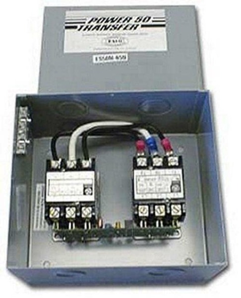 Esco ES50M-65N Automatic Transfer Switch from Power Cord to Generator 3 Pole N.O. 240 VAC 50Amps/Pole