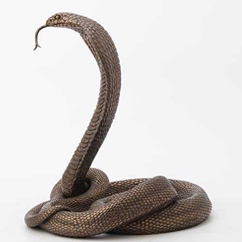 Veronese Design Large Bronzed King Cobra Statue | The Storepaperoomates Retail Market - Fast Affordable Shopping