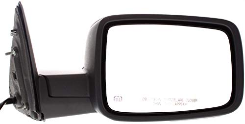 Kool Vue Mirror Passenger Side Compatible with 2009-2010 Dodge Ram 1500, 2010 Dodge Ram 2500, Fits 2011-2012 Ram 1500 & 2011-2012 Ram 2500 Power Glass, Heated, With Puddle Light – CH1321304