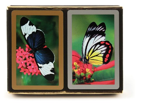 Congress Butterfly Playing Cards – Standard Index (Pack of 2), Multicolor