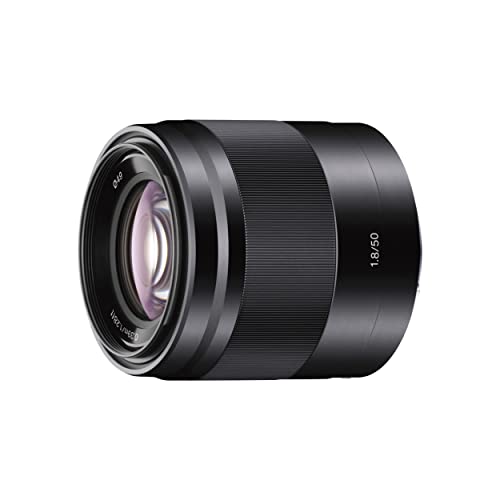 Sony – E 50mm F1.8 OSS Portrait Lens (SEL50F18/B), Black