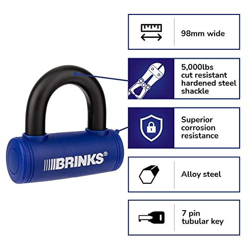 BRINKS – 3 7/8” Mini U-Bar Lock – Weather Resistant and Pick Resistant Bike Lock | The Storepaperoomates Retail Market - Fast Affordable Shopping