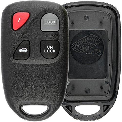 KeylessOption Just the Case Keyless Entry Remote Key Fob Shell Button Pad Cover For Mazda