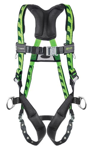Miller Titan by Honeywell ACA-QC-D2/3XLGN AirCore Full Body Harness, 2X-Large/3X-Large, Green