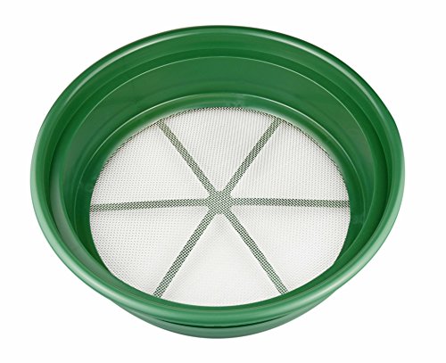 SE 13 1/4 Inch Stackable Classifier Gold Prospecting Pan – 1/12 Inch Stainless Steel Mesh Sifting Pan, Green | The Storepaperoomates Retail Market - Fast Affordable Shopping
