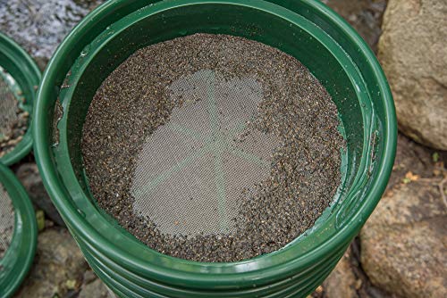 SE 13 1/4 Inch Stackable Classifier Gold Prospecting Pan – 1/12 Inch Stainless Steel Mesh Sifting Pan, Green | The Storepaperoomates Retail Market - Fast Affordable Shopping