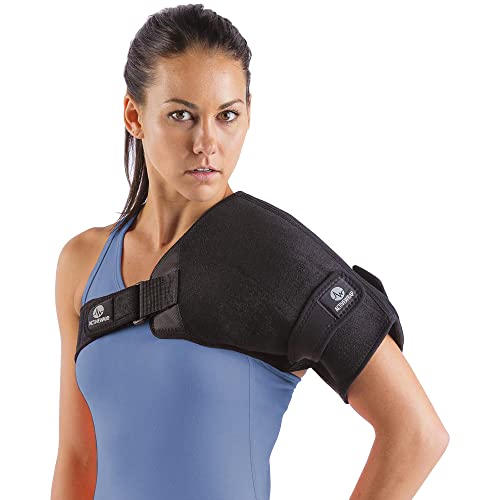 ActiveWrap – Shoulder Ice Pack Wrap with 2 Reusable Hot and Cold Packs and Compression Straps for Shoulder Pain, Shoulder Ice Pack Rotator Cuff Cold Therapy, For Heat and Ice Therapy, Large/ X-Large
