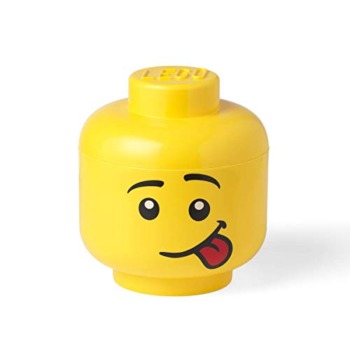 Room Copenhagen, Lego Storage Heads Stackable Storage Container – Buildable Organizational Bins for Kid’s Toys and Accessories – 9.45 x 9.45 x 10.67in – Large, Silly, Holds 500 Bricks | The Storepaperoomates Retail Market - Fast Affordable Shopping