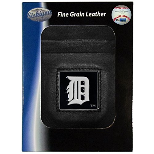 Detroit Tigers Leather Money Clip/Cardholder