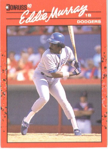 1990 Donruss Baseball Card #77 Eddie Murray