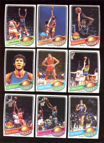 1979/80 1979-1980 Topps Basketball Complete Set 132 Cards Exmt Erving, Jabbar, Walton
