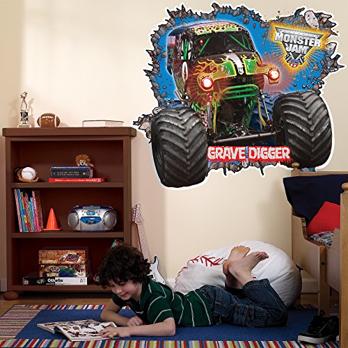 Monster Jam Grave Digger Giant Wall Decals