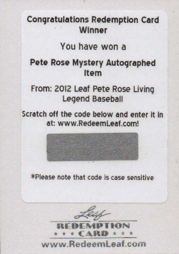 2012 Leaf Pete Rose The Living Legend Factory Sealed Box with 10 Packs and Authentic Pete Rose Autograph Card | The Storepaperoomates Retail Market - Fast Affordable Shopping