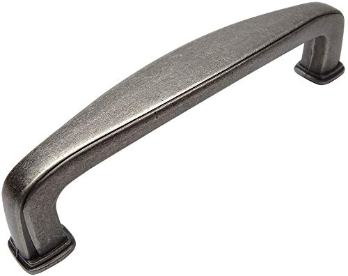 Cosmas 25 Pack 4392WN Weathered Nickel Modern Cabinet Hardware Handle Pull – 3-3/4″ Inch (96mm) Hole Centers