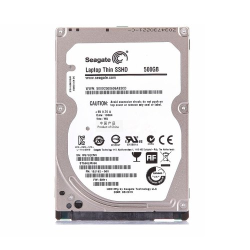 SEAGATE ST500LM000 SSHD 500GB 5400RPM 64MB SATA 6.0Gb/s 2.5 Solid State Hybrid Drive