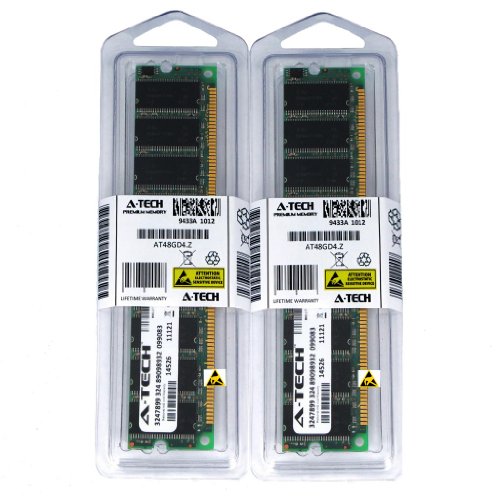 2GB kit (1GBx2) DDR PC2700 Desktop Memory Modules (184-pin DIMM, 333MHz) Genuine A-Tech Brand
