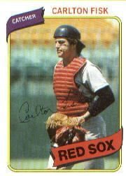 1980 Topps Baseball Card #40 Carlton Fisk