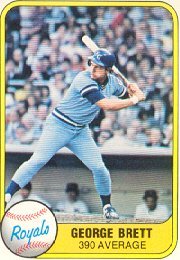 1981 Fleer Baseball Card #655 George Brett