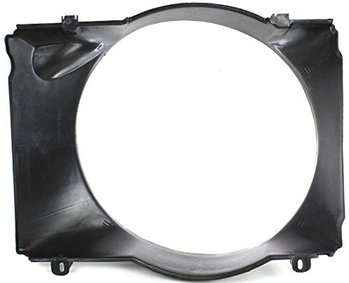 Evan Fischer Fan Shroud Compatible with 1987-1993 Ford Bronco, 1987-1993 F-150, 1987-1993 F-250 and 1987-1993 F-350 Fits Radiator Fan, Single fan design – FO3110112