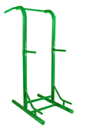 Stamina Outdoor Fitness Power Tower Dip Bar – Pull Up Bar Station with Smart Workout App – Dip Bars for Home Workout – Up to 300 lbs Weight Capacity