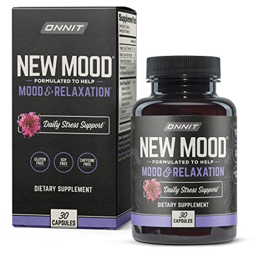 ONNIT New Mood – Stress Relief, Sleep and Mood Support Supplement, 30 Count…