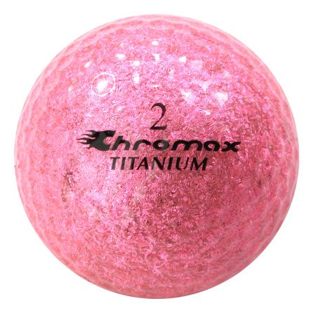 ProActive Sports Golf Chromax M2 Golf Ball Pink Glitery New