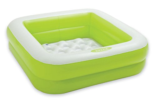 Intex Inflatable 15 Gallon Kids Baby Pool, Green, 34″ x 34″ x 10″