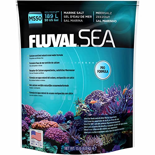 Fluval Sea Marine Salt for Aquarium, 15-Pound