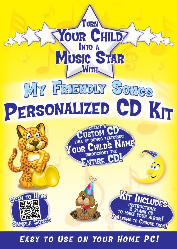 Friendly Songs Personalized Music Box CD Sings Your Child’s Name