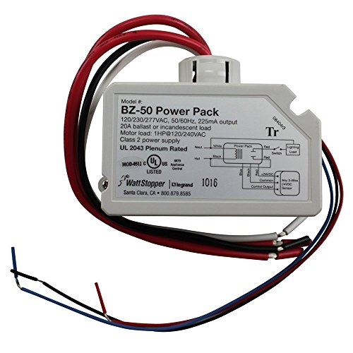 BZ-50 WattStopper Power Pack for Occupancy Sensors, 120V to 24V in White WATT STOPPER (10 POWER PACKS)