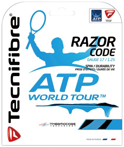 Tecnifibre ATP Razor Code 1.25MM/17G Tennis String Carbon ()
