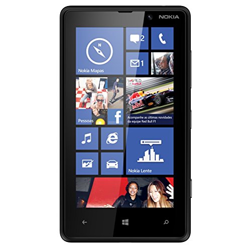 Nokia Lumia 820 8GB GSM 4G LTE Windows 8 Smartphone – Black – AT&T – No Warranty