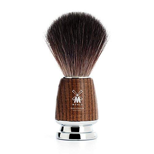 MÜHLE RYTMO Black Fiber Luxury Shaving Brush – Perfect with Soaps and Creams