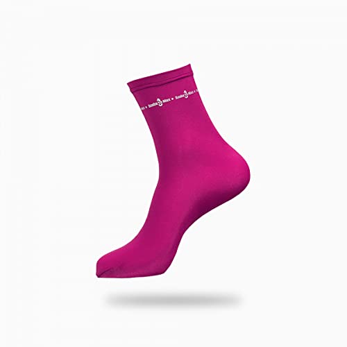 ScubaMax Spandex Sport Sock – Scuba – Snorkeling – Fins – Heavy Duty 6 Oz – Pink