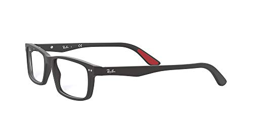 Ray-Ban RX5277 Rectangular Prescription Eyeglass Frames, Sand Black/Demo Lens, 54 mm | The Storepaperoomates Retail Market - Fast Affordable Shopping