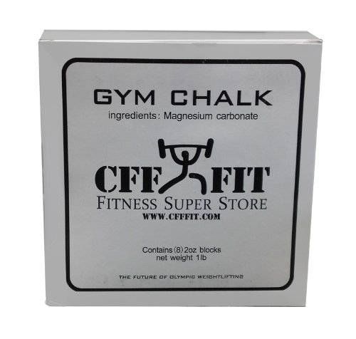 CFF Premium Chalk – 1 lb. Box – Magnesium Carbonate Weightlifting, Climbing, and Gymnastics Chalk